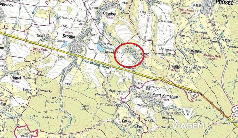 Prodej podílu zahrady, Krouna, 143 m2