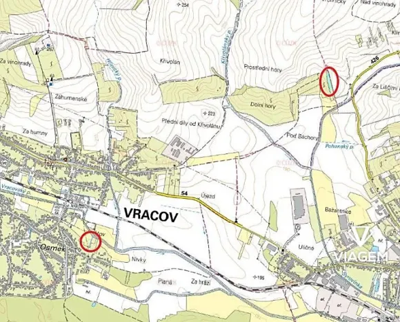 Prodej zahrady, Vracov, 2497 m2