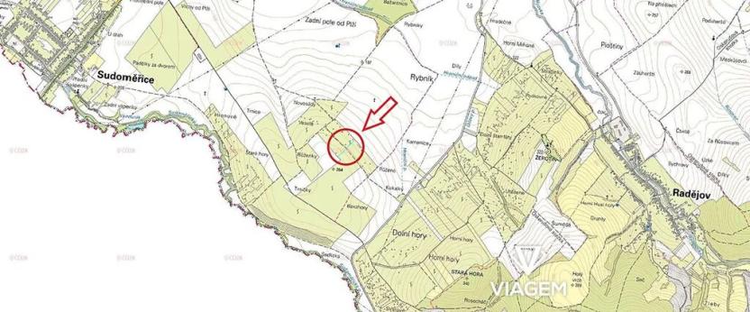 Prodej podílu zahrady, Petrov, 849 m2