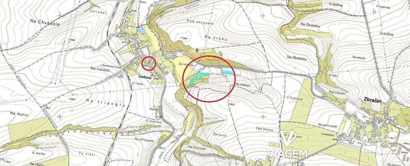 Prodej podílu pole, Hřivice, 1623 m2