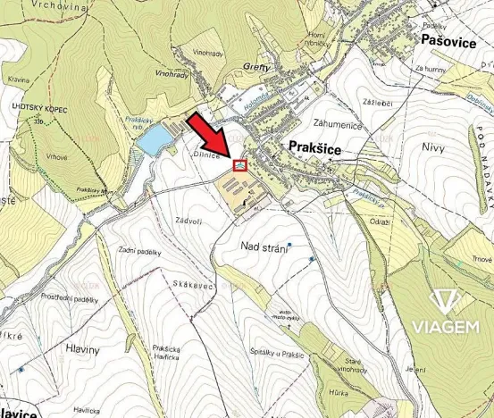Prodej podílu pozemku, Prakšice, 238 m2