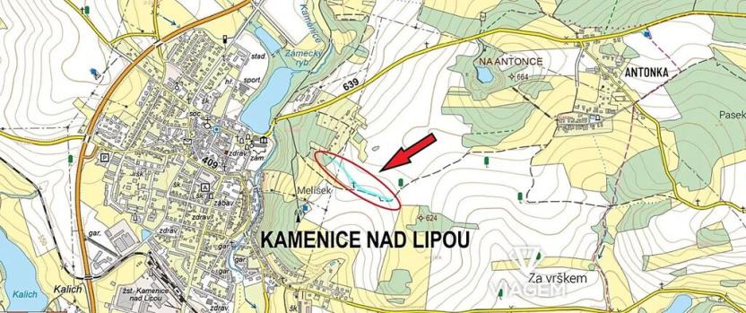 Prodej podílu pole, Kamenice nad Lipou, 2304 m2