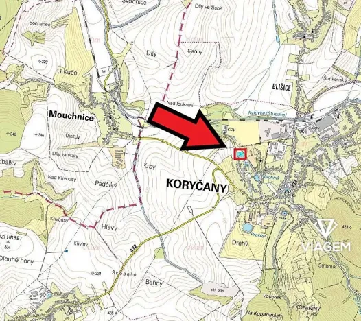 Prodej podílu zahrady, Koryčany, 316 m2