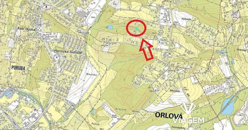 Prodej podílu zahrady, Orlová, 419 m2