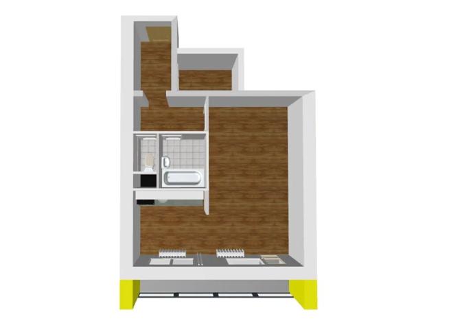 Pronájem bytu 1+1, Most, Václava Talicha, 43 m2