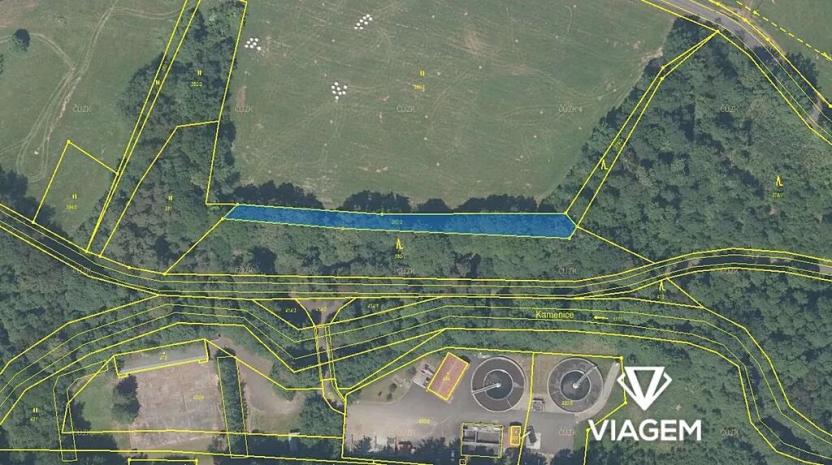 Prodej lesa, Česká Kamenice, 1247 m2