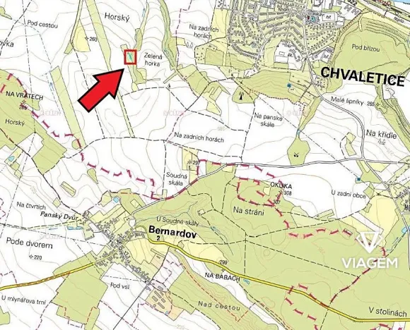 Prodej zahrady, Kojice, 500 m2