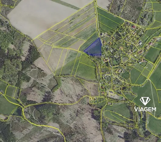 Prodej podílu pole, Velké Popovice, 1177 m2