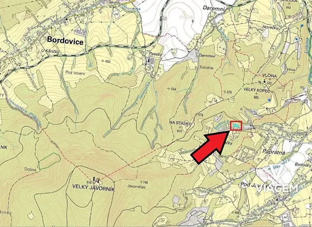 Prodej podílu lesa, Trojanovice, 619 m2