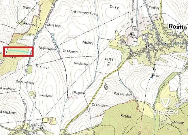 Prodej podílu pole, Cetechovice, 2537 m2