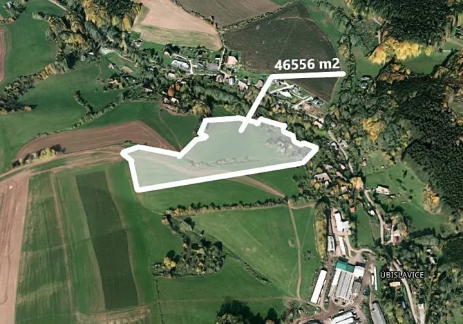 Prodej podílu pole, Úbislavice, 13966 m2