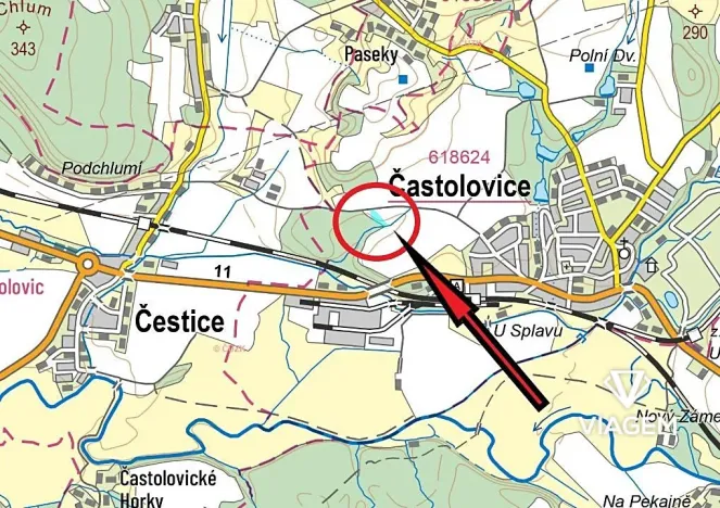 Prodej podílu pole, Častolovice, 1215 m2