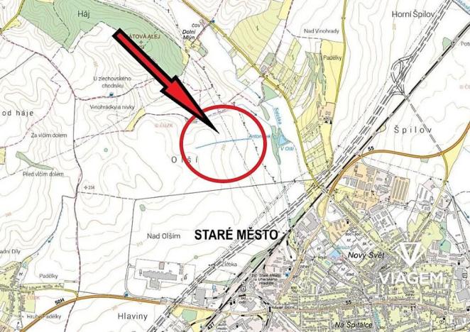 Prodej podílu pole, Staré Město, 1354 m2