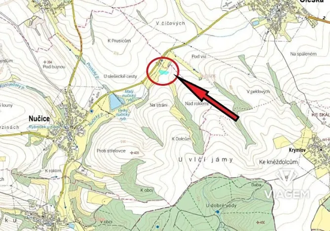 Prodej podílu pole, Nučice, 2304 m2