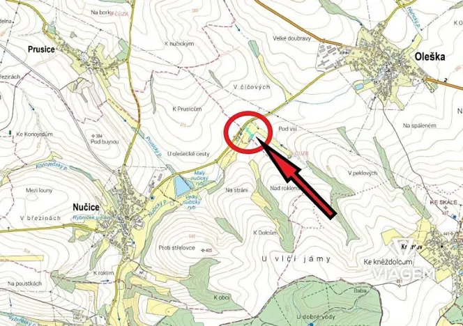 Prodej podílu pole, Oleška, 649 m2