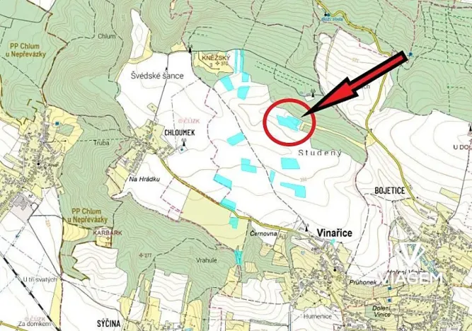 Prodej pole, Vinařice, 15763 m2