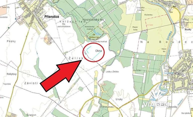 Prodej pole, Přísnotice, 5053 m2