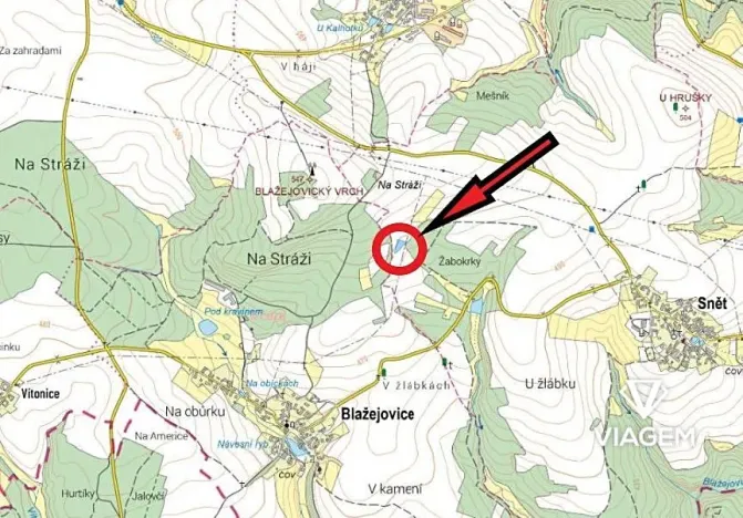 Prodej pole, Snět, 2114 m2