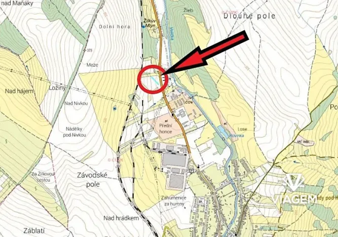 Prodej podílu pole, Velká nad Veličkou, 780 m2