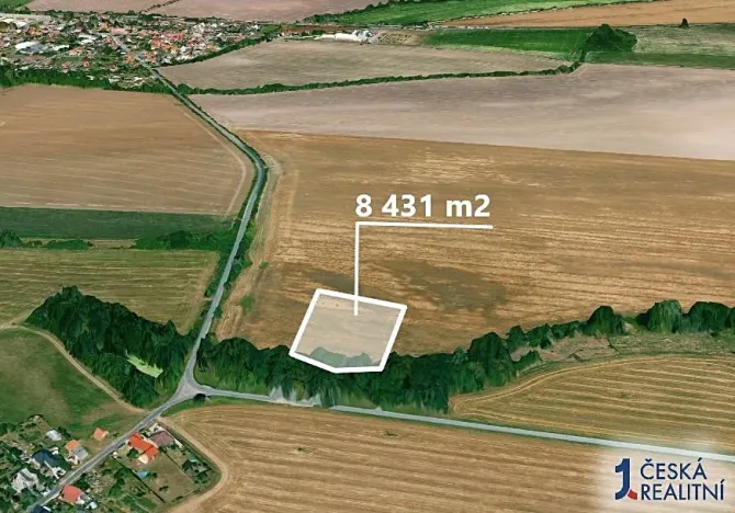 Prodej podílu pole, Kostomlátky, 526 m2