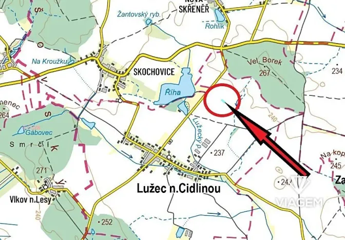 Prodej podílu pole, Lužec nad Cidlinou, 586 m2