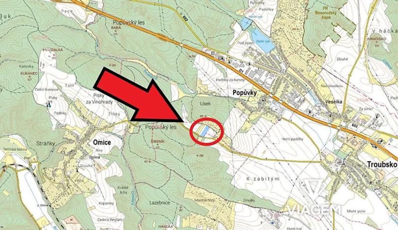 Prodej podílu pole, Popůvky, 1374 m2