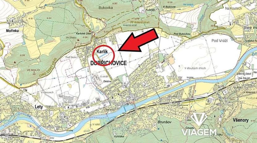 Prodej podílu pole, Karlík, 560 m2