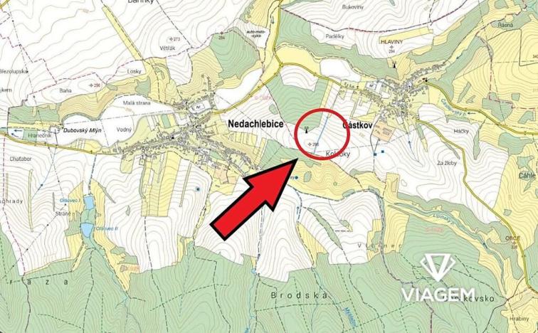 Prodej podílu pole, Částkov, 1542 m2