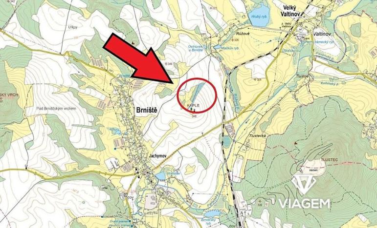 Prodej pole, Brniště, 11597 m2