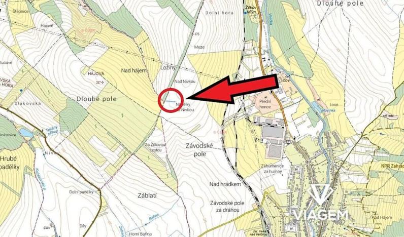 Prodej podílu pole, Velká nad Veličkou, 641 m2