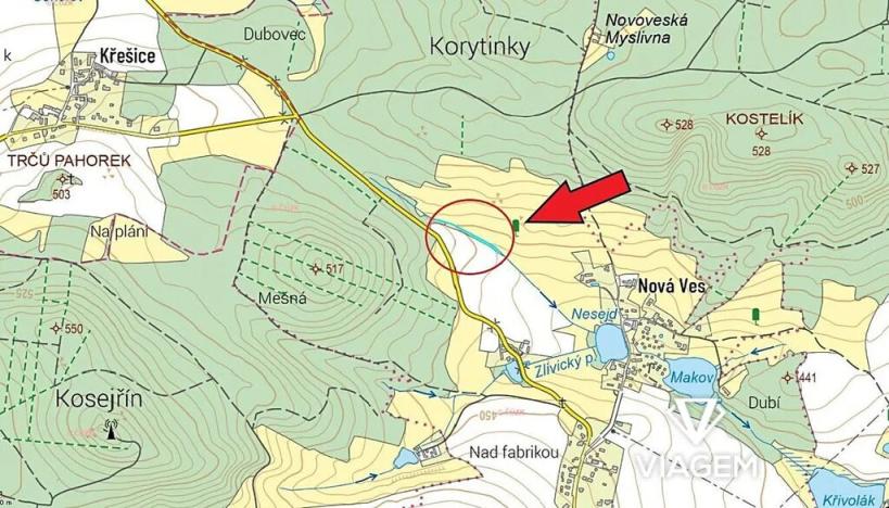 Prodej pole, Čížová, 1797 m2