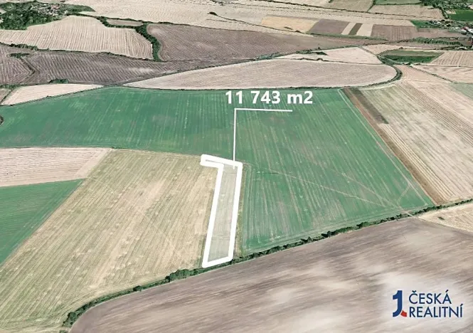 Prodej podílu pole, Libčeves, 5871 m2