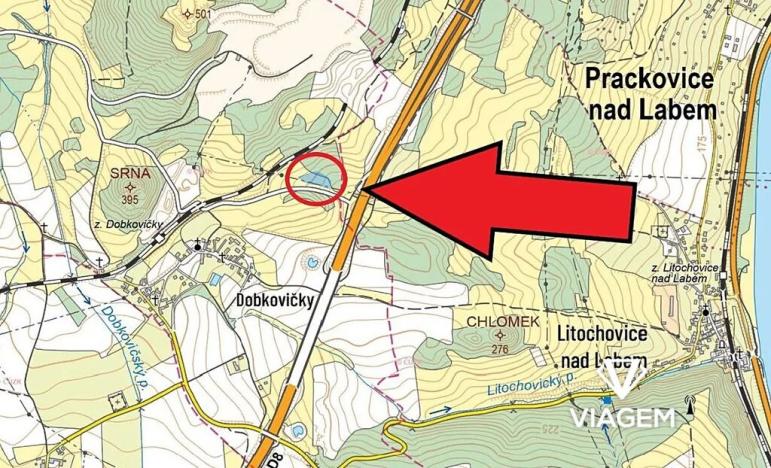 Prodej podílu pole, Velemín, 1391 m2