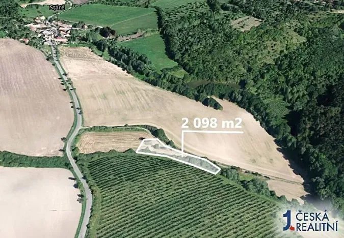 Prodej podílu pole, Staré Hrady, 1049 m2