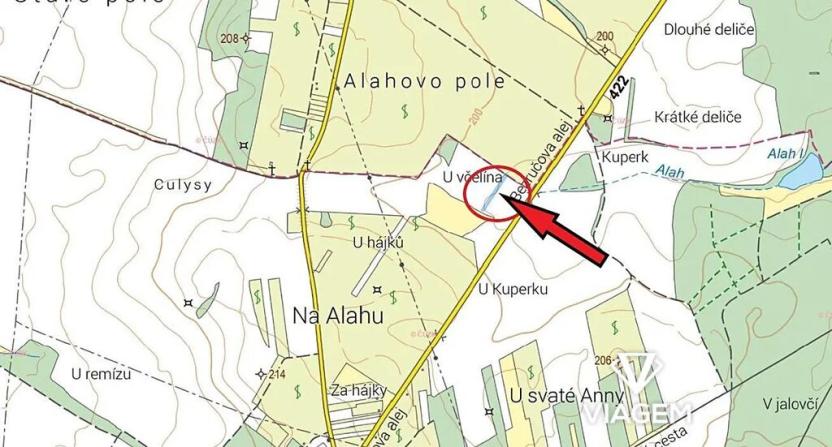 Prodej podílu pole, Valtice, 1190 m2