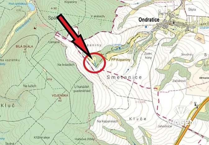 Prodej podílu pole, Ondratice, 956 m2