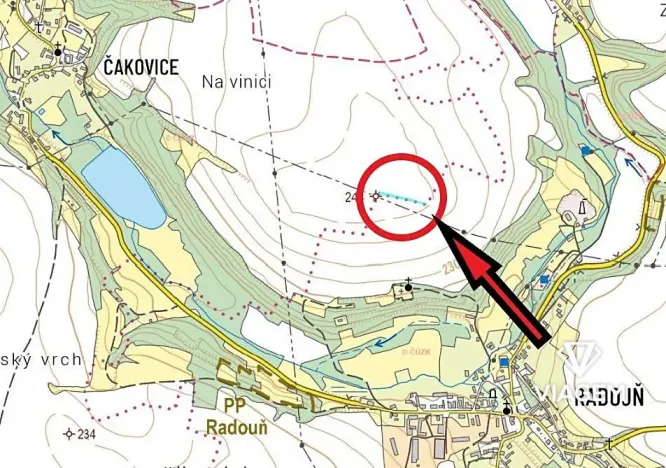 Prodej podílu pole, Štětí, 689 m2
