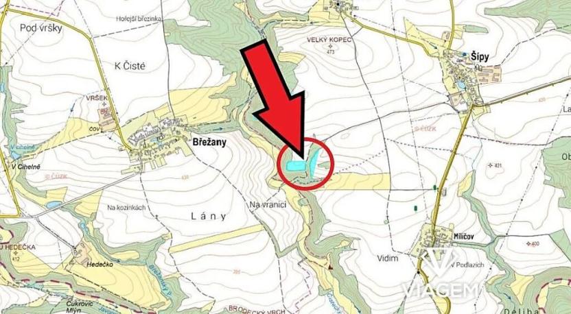 Prodej podílu pole, Šípy, 1011 m2