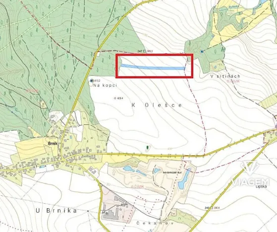 Prodej podílu pole, Oleška, 3426 m2