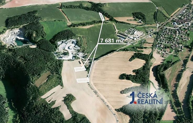 Prodej podílu pole, Mladotice, 960 m2