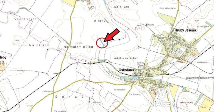 Prodej podílu pole, Jíkev, 1026 m2