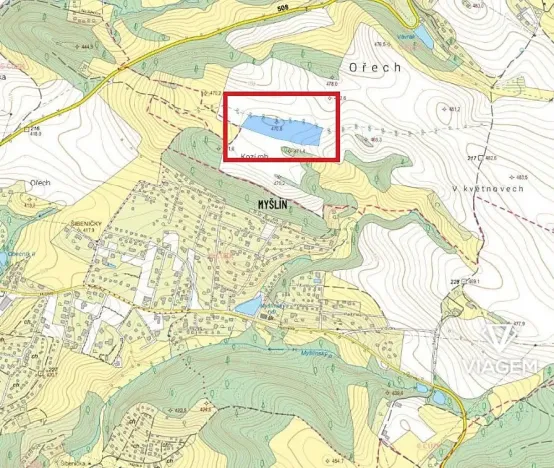 Prodej podílu pole, Struhařov, 4772 m2