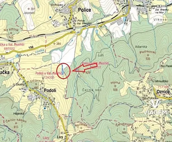 Prodej podílu pole, Podolí, 5893 m2