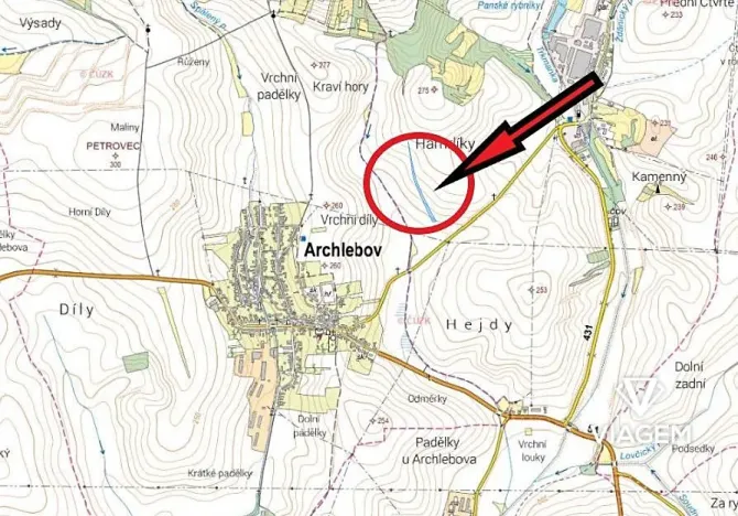 Prodej podílu pole, Ždánice, 701 m2