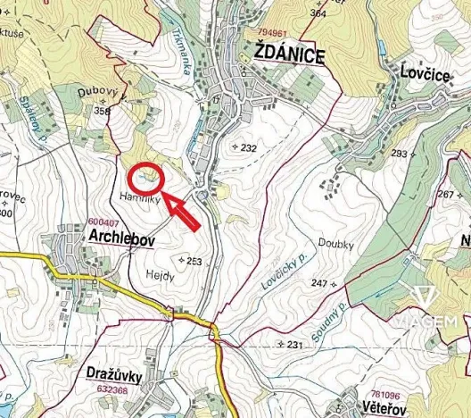 Prodej pole, Ždánice, 1786 m2