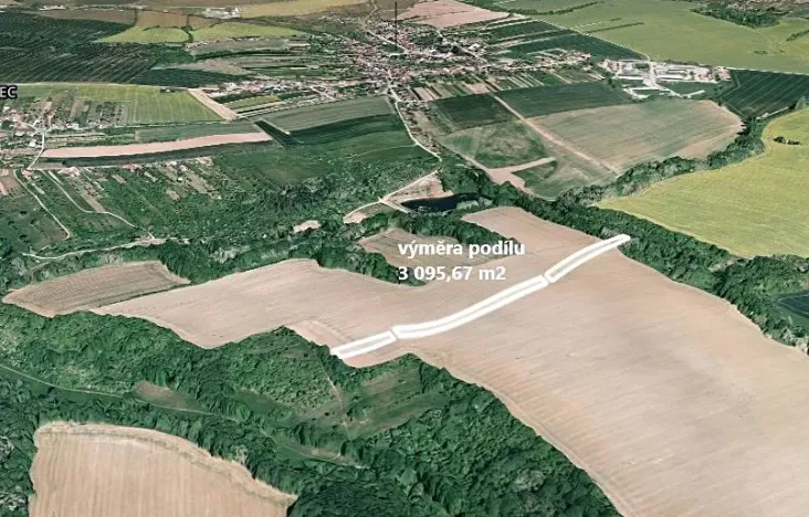 Prodej podílu pole, Mistřice, 3095 m2