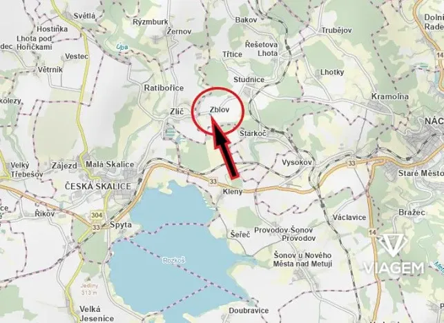 Prodej zahrady, Studnice, 1719 m2