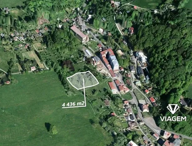 Prodej zahrady, Krásná Lípa, 4436 m2