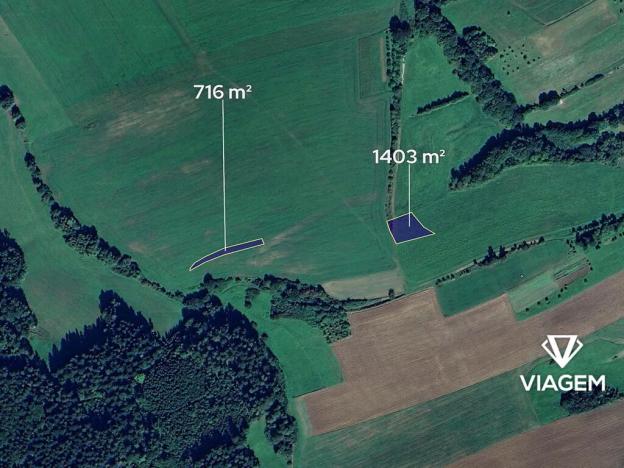 Prodej podílu pole, Lidečko, 706 m2