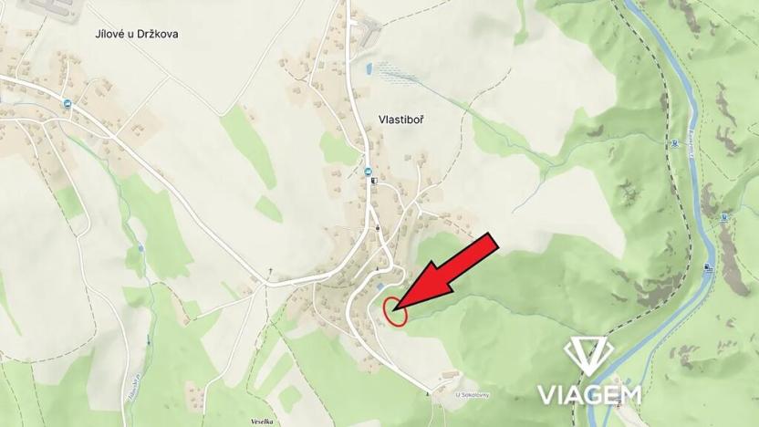 Prodej zahrady, Vlastiboř, 1308 m2